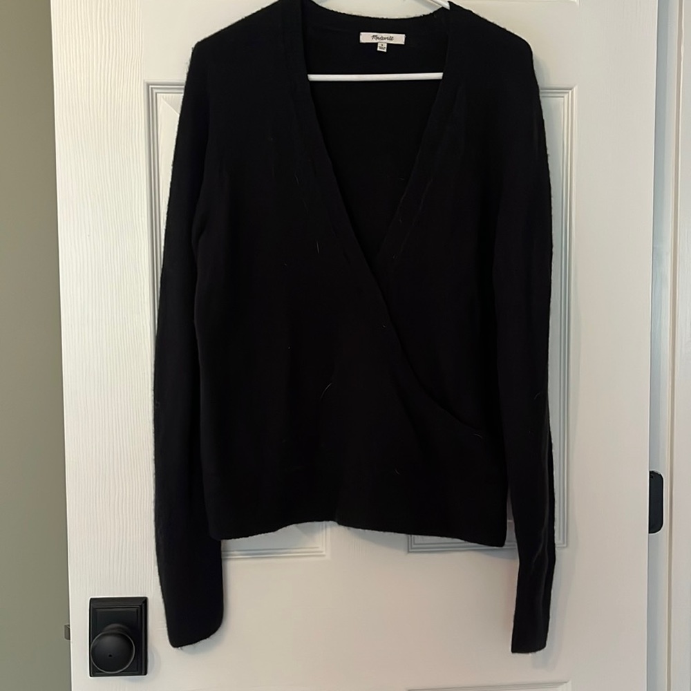 Madewell Faux Wrap Sweater